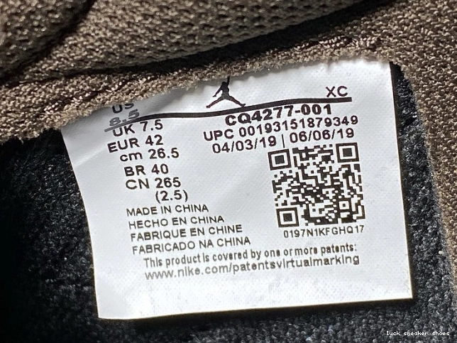 Rep LUCY Dark Travis Mocha Scott SP 1 Jordan x CQ4277-001 OG Air Low 0710